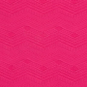 Jacquard jersey zigzag – intens roze, 