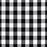 Katoenen stof Vichy ruit 1,7 cm – zwart/wit,  thumbnail number 1