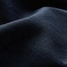 Linnen stof Ramee mix medium – zwart blauw,  thumbnail number 2