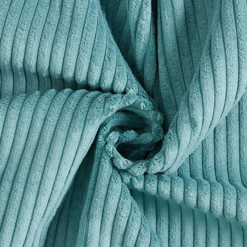 Bekledingsstof zacht corduroy – mint,  image number 1