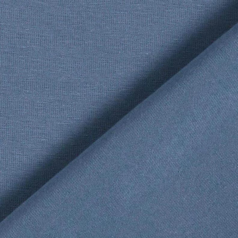Katoenjersey medium effen – jeansblauw,  image number 5