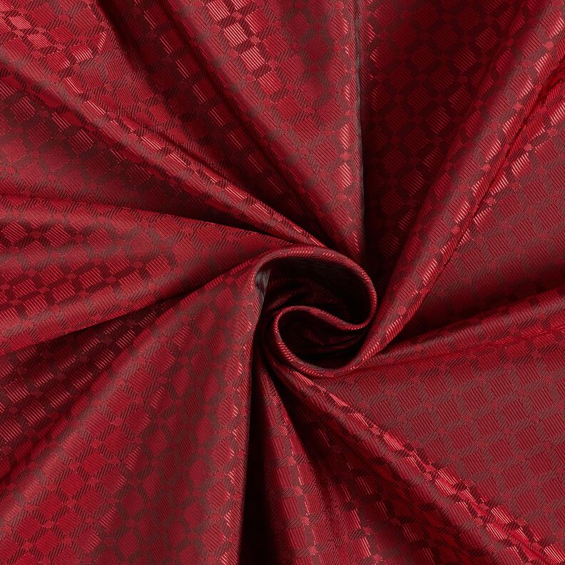 Voeringstof Jacquard Ruiten – rood,  image number 3