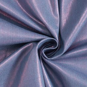 Denimstretch metallic – blauwgrijs/intens roze, 