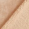 Mantelstof bontzijde en gouden glans – cashew/rosé goud metallic,  thumbnail number 3