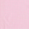 Katoenen stof Vichy ruit 0,2 cm – roze/wit,  thumbnail number 1