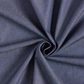 Katoen chambray jeanslook – nachtblauw, 