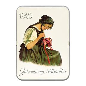 Nostalgiebox 1925 naaigarenenset allesnaaier [ 100m | 8 Stuk | 13 x 9 x 2 cm ] | Gütermann creativ, 