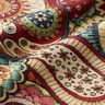 Decostof Gobelin abstracte paisley – lichtbeige/karmijnrood,  thumbnail number 2