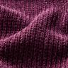 Glitter chenille – aubergine/zilver metallic,  thumbnail number 2