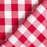 Katoenen stof Vichy ruit 1,7 cm – rood/wit,  thumbnail number 4