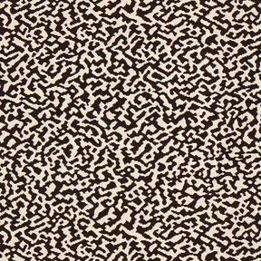 Meubelstof jacquard abstract luipaardmotief groot – zwart/zand, 