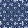 Katoenjersey Azulejos groot – marineblauw/blauwgrijs,  thumbnail number 1