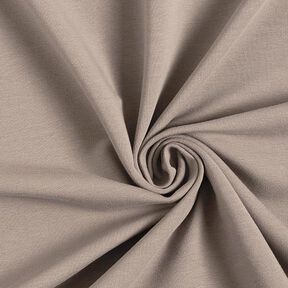 Lichte French Terry effen – donkertaupe, 