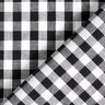 Katoenen stof Vichy ruit 1 cm – zwart/wit,  thumbnail number 4