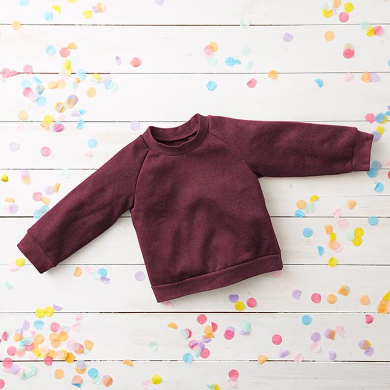 Sweatshirt Glitter – aubergine,  image number 7