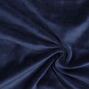 Nicki stof effen – marineblauw, 