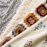 Mantelbreistof wolmix patchwork, wit – wit/beige,  thumbnail number 6