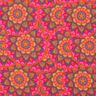 Viscose voile mandala – purper/oranje,  thumbnail number 1