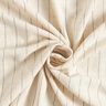 Viscose-linnen-crêpe brede naaldstrepen – beige,  thumbnail number 3