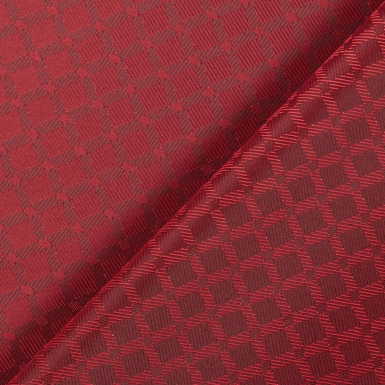 Voeringstof Jacquard Ruiten – rood,  image number 4