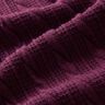 Tricot Cloqué Kabelsteekpatroon – merlot,  thumbnail number 2