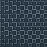 Voeringstof Jacquard Retropatroon – marineblauw,  thumbnail number 1