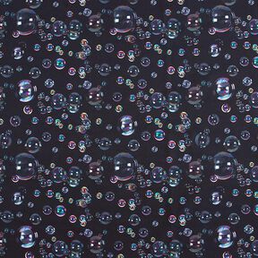 Softshell Zeepbellen Digitaal printen – zwart blauw, 