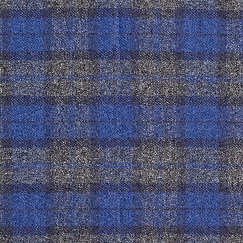 Flanel klassieke ruit – blauw/donkergrijs,  image number 1