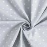 Katoenen stof Cretonne Stippen – wit/zilvergrijs,  thumbnail number 3
