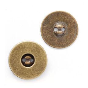 Magnetische knoop [ Ø18 mm ] – oud goud metalen, 