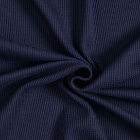 Wafel jersey Effen – nachtblauw | Stofrestant 100cm, 