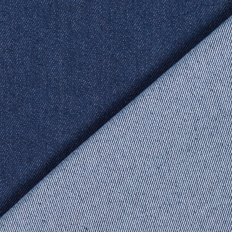 Katoen-denim stretch medium – marineblauw,  image number 3